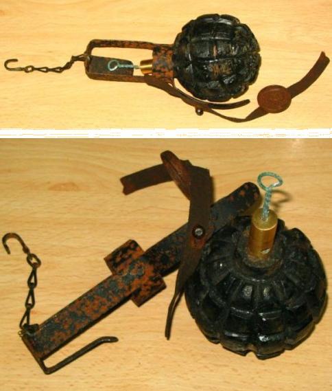 GERMAN WW1 1913 KUGEL GRENADE RARE PANNIER HTF